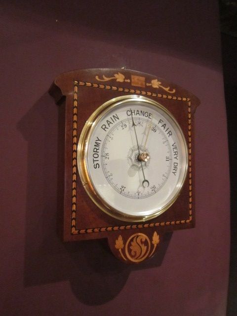 Top Quality Edwardian Sheraton Inlaid Barometer