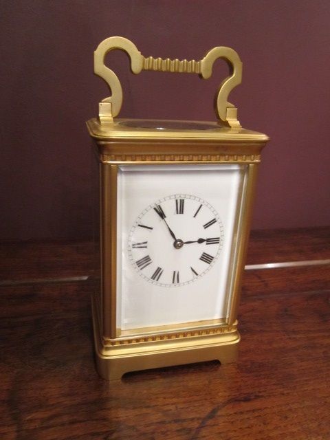 Superior 19th Century Gilded Carriage Clock