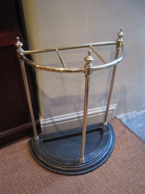 Top Quality Victorian Brass & Iron Stick Stand