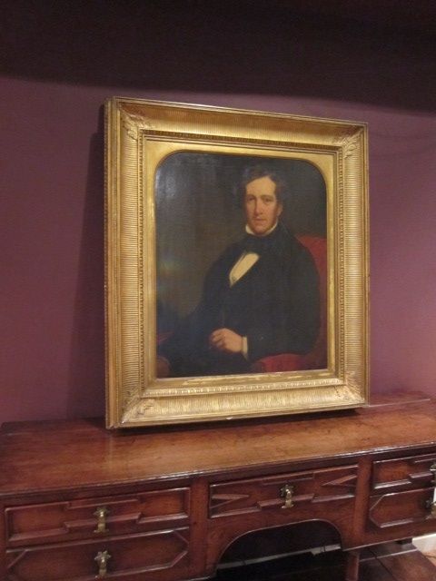 Impressive Early Victorian Oil Portrait of a Gentleman