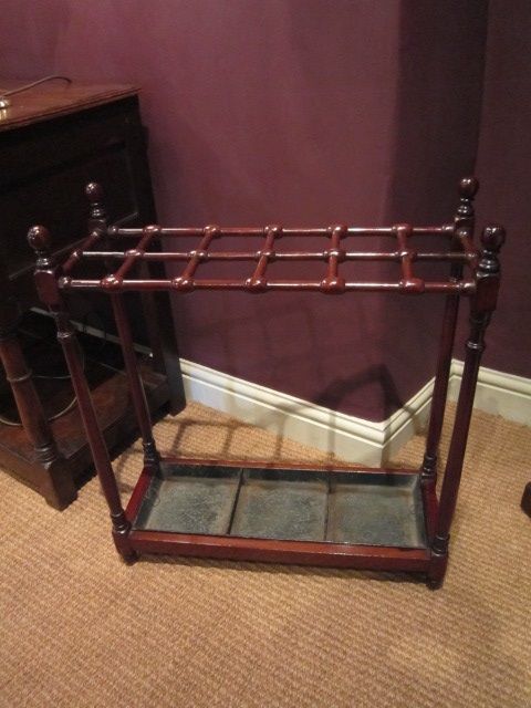 Top Quality Victorian Polished Mahogany Stick Stand