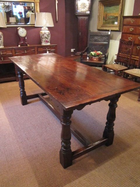 Superb George I Period Oak Refectory Table