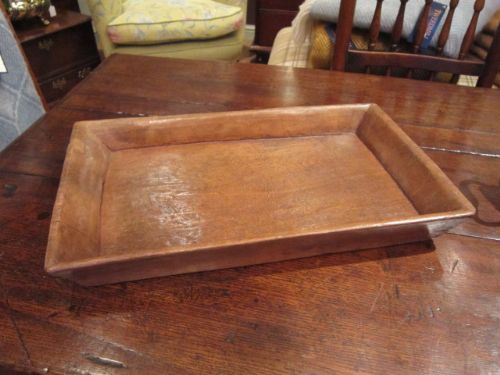 George III Solid Oak Adzed Tray