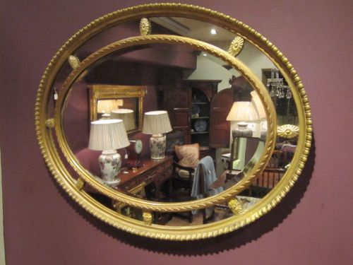 Mid 19th Century Timber Gilt Wall Mirror