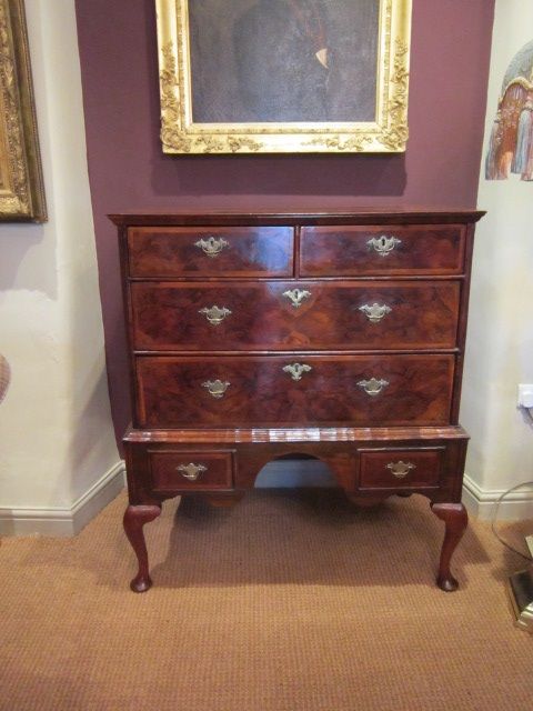 Superb George I Period Walnut Chest on Stand