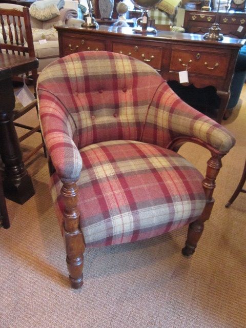 Superb Victorian Upholstered Occasional Armchair