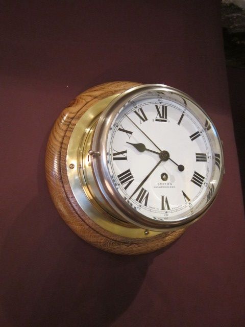 Superb Victorian London Brass Ships Wallclock