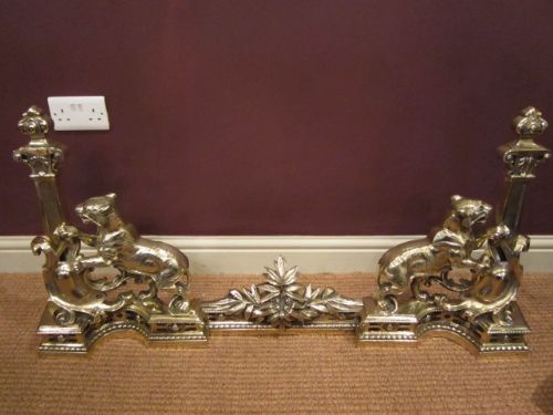 Impressive George III Period Brass Extendable Fender