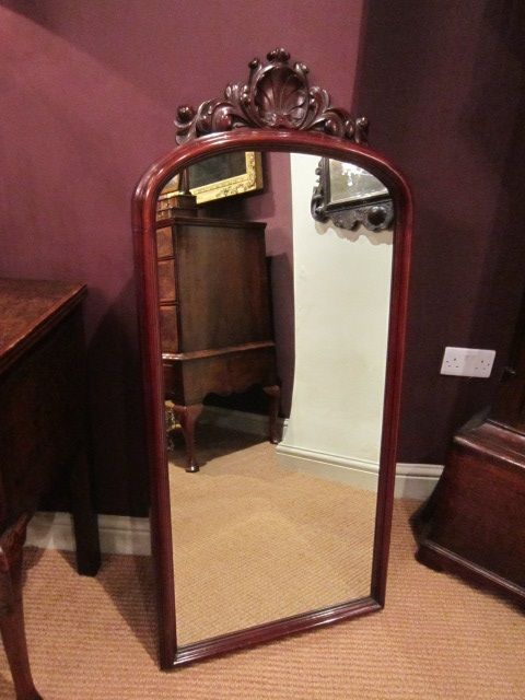 Decorative Victorian Mahogany Dressing Mirror