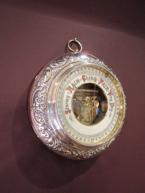 Superb Rare Victorian Solid Silver Barometer