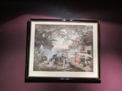 George III Period Coloured Engraving