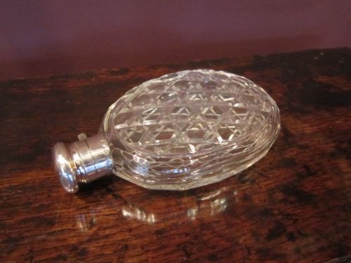 Top Quality George V Silver Topped Hip Flask