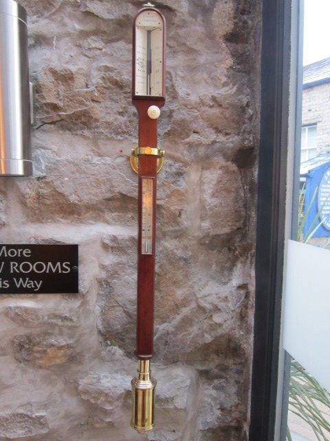 Fine Early Victorian Cardiff Marine Stick Barometer