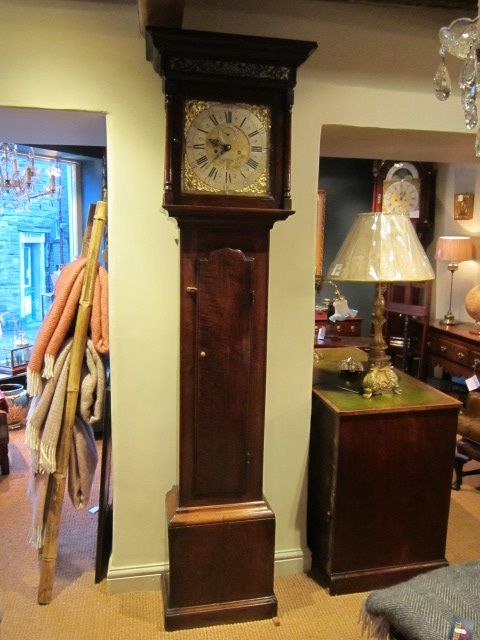 Superb Early Georgian 8 Day Macclesfield Longcase Clock