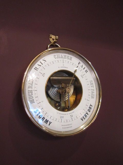 Rare Large Victorian Skeletonised Marine Barometer