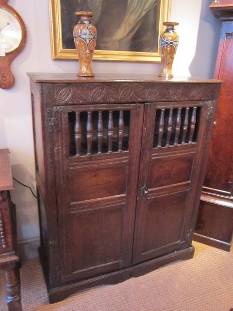 Very Original Charles II Period Bread & Cheese Cupboard