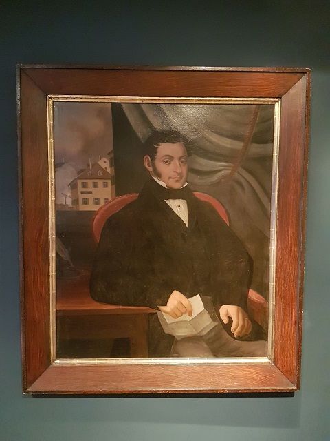 Impressive Mid 19th Century Colonial Oil Portrait