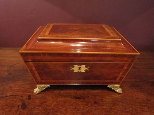 Top Quality Regency Inlaid Sewing Box
