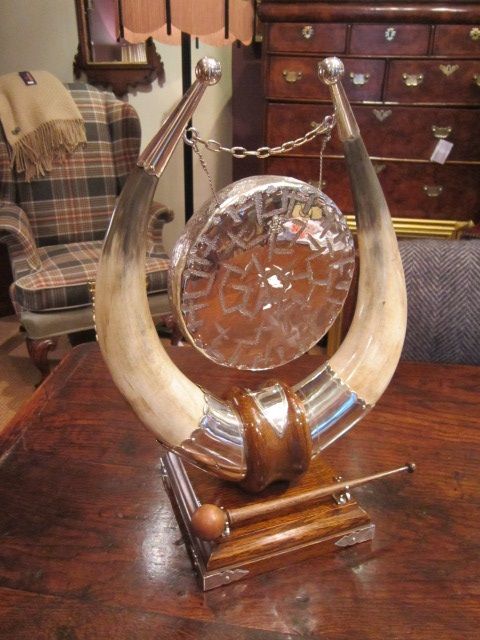 Quality Victorian Highland Cattle Dinner Gong
