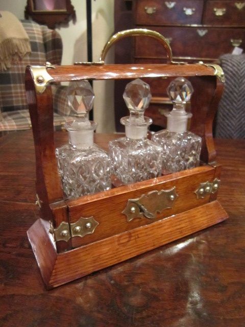 Superb Victorian Miniature Liquer Tantalus