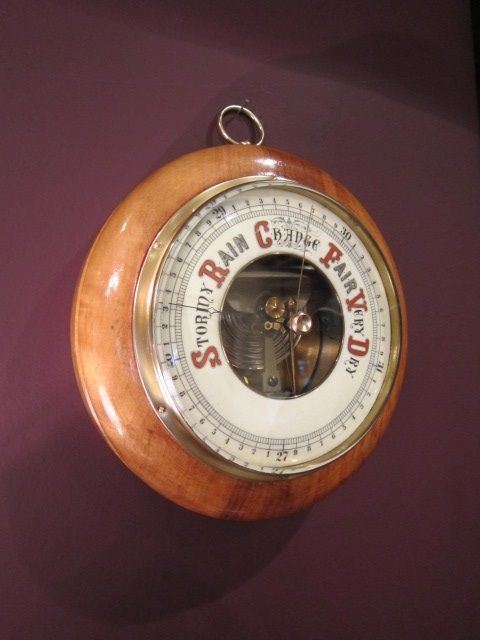 Superb Victorian Walnut Skeletonised Barometer