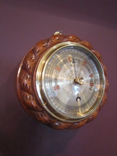 Very Decorative Victorian Engraved Dial Barometer