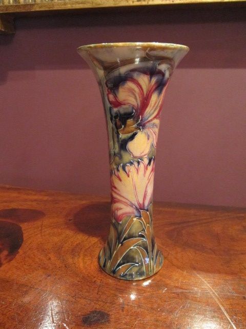 Early Moorcroft Spanish Flared Neck Vase