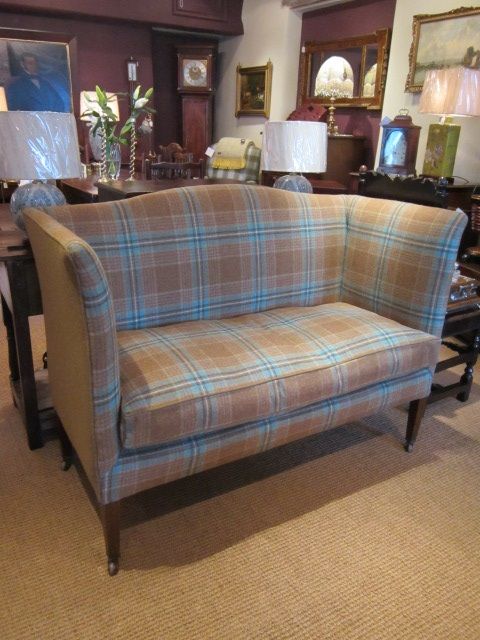 19th Century Upholstered Two Seater Sofa