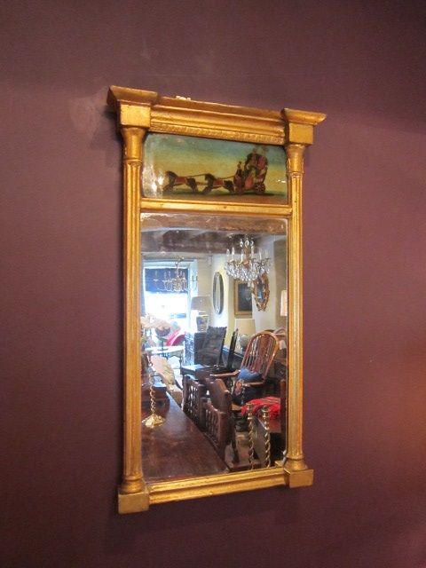 Fine George III Timber Gilt Pier Glass Mirror