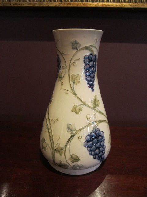 Early Moorcroft Grapevine Cream Vase