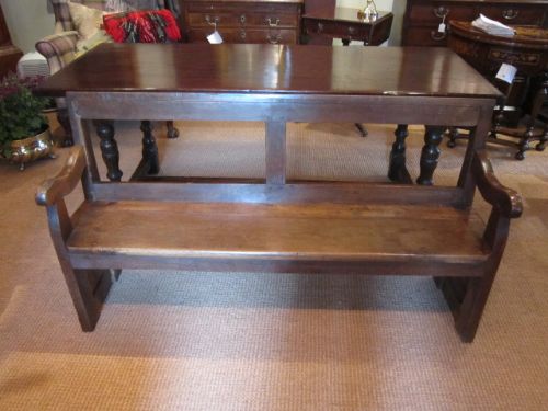 Original George III Period Oak Church Pew