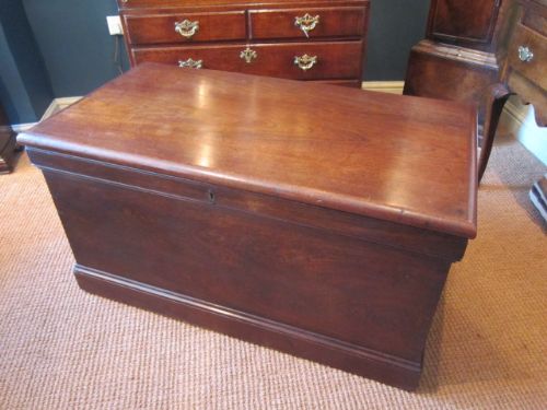 High Quality Mid Victorian Mahogany Trunk