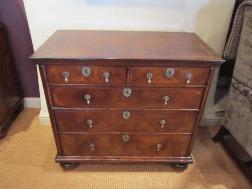 Fine William & Mary Period Walnut Chest
