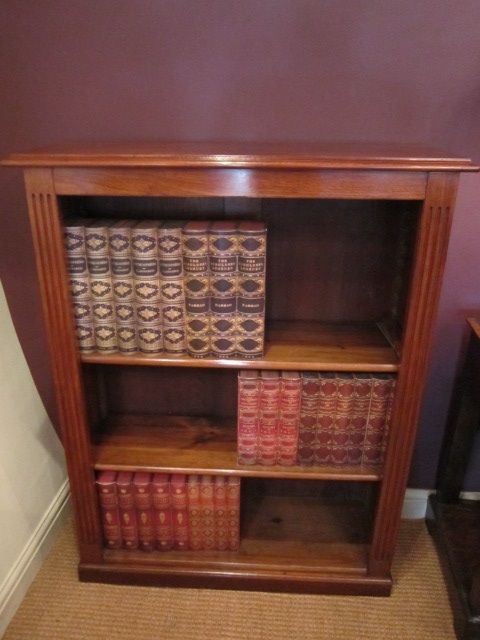 Superb Late 19th Century Walnut Open Bookcase