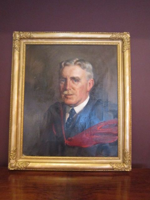 19th Century Oil on Canvas of School Master