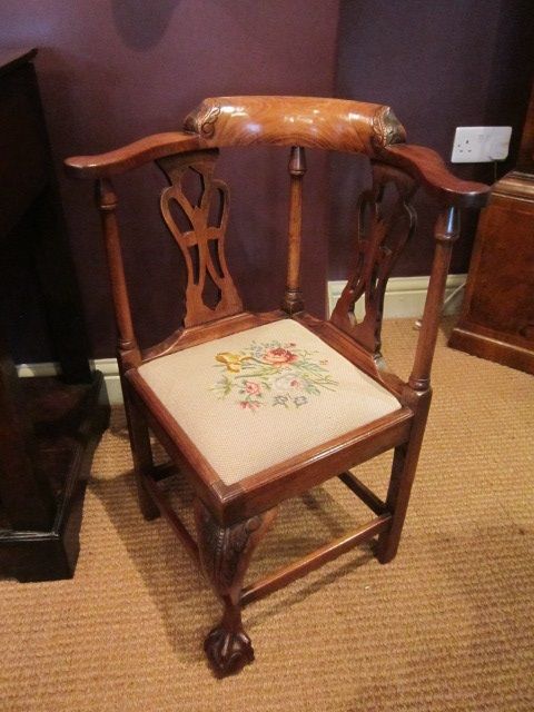 Superb George III Period Childs Corner Armchair