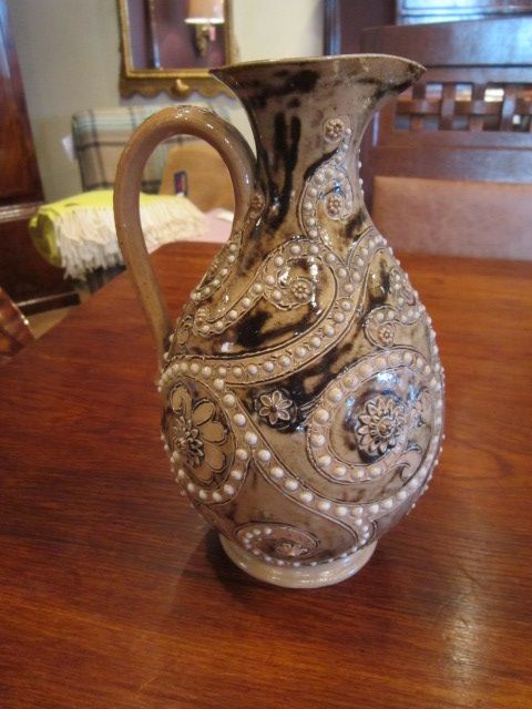 Art Nouveau Royal Doulton George Tinworth Ewer