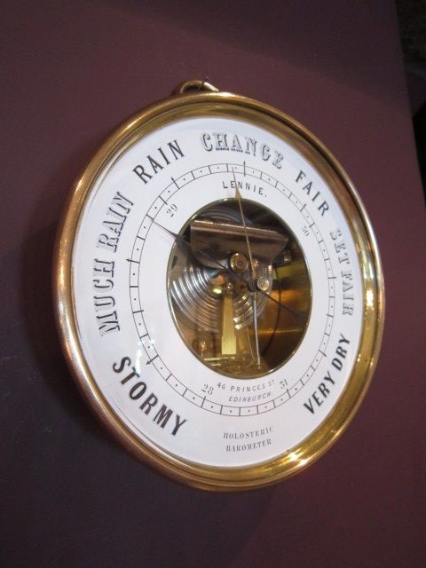 Large Victorian Skeletonised Marine Barometer