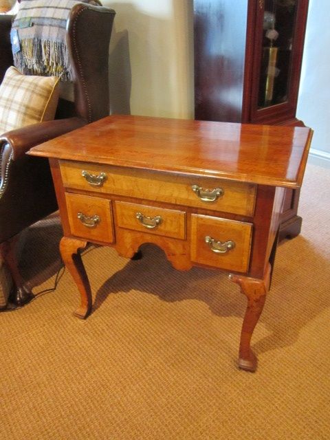 Superb George III Period Polished Oak Lowboy