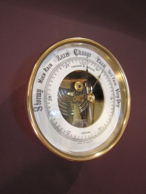 High Quality Victorian Skeletonised Marine Barometer