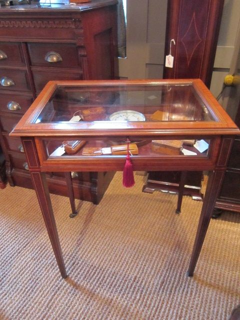 Superb Edwardian Period Inlaid Bijouterie Table