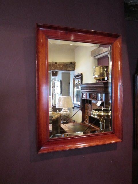 Top Quality Mid Victorian Walnut Framed Mirror