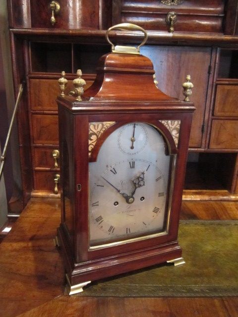Superb George III Period Fusee London Bracket Clock