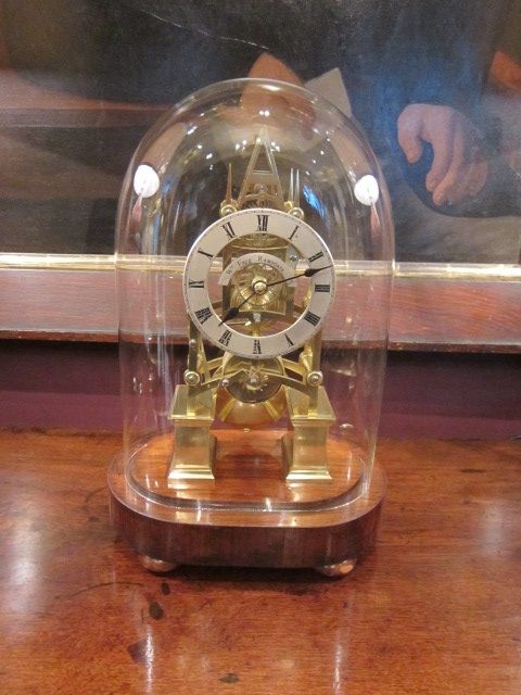 Superb Early Victorian Single Fusee Skeleton Clock