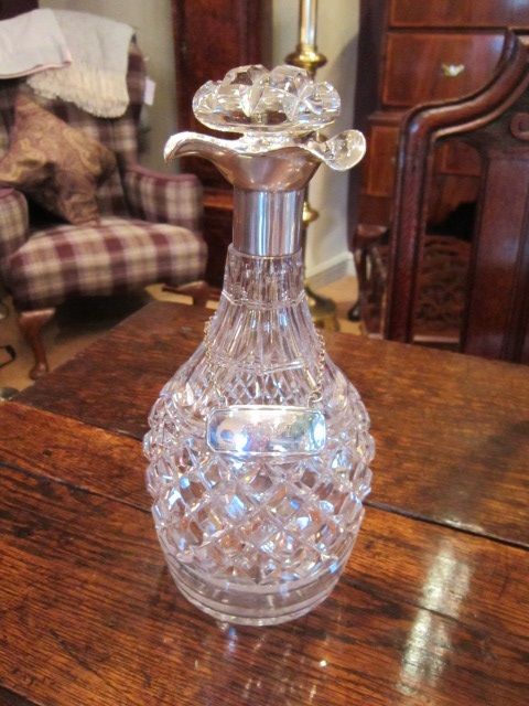 Superb George V Period Silver Mounted Decanter