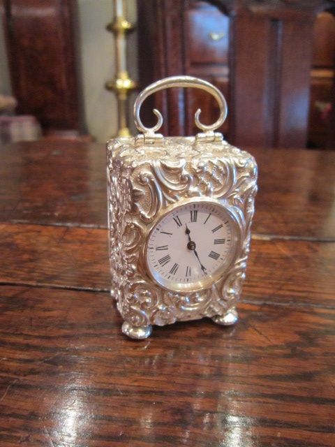 Top Quality Victorian Solid Silver Carriage Clock