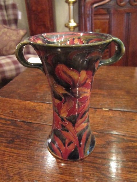 Early Moorcroft Spanish Twin Handed Vase
