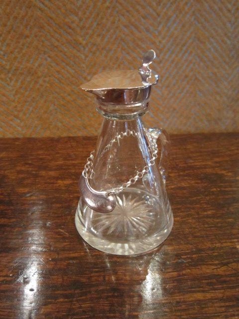 Superb George V Silver Whisky 'Noggin' Decanter