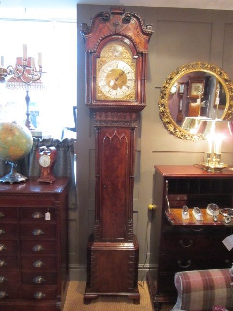 Outstanding 19th Century Chippendale Revival Longcase Clock