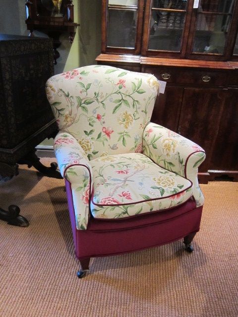Superior Victorian Upholstered Easy Armchair